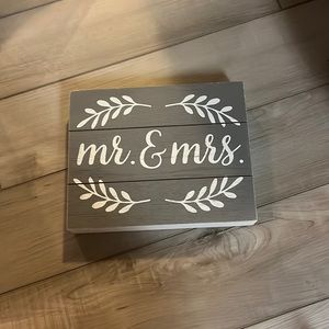 wedding sign